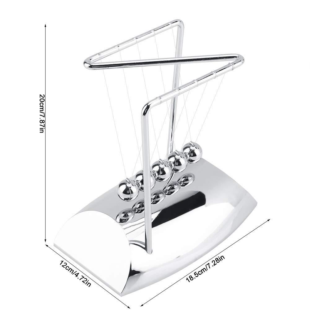 Cradle Balance Steel Ball Physics Science Pendulum Ornament Toy Desk Newton's