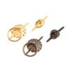 Iron Vintage Zinc Zinc Alloy Door Handles Multiple Colors Door Knobs Retro Black  Desk