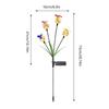6/8 Head Butterfly Solar Garden Lights Waterproof Solar Landscape Lights  Lawn Lighting