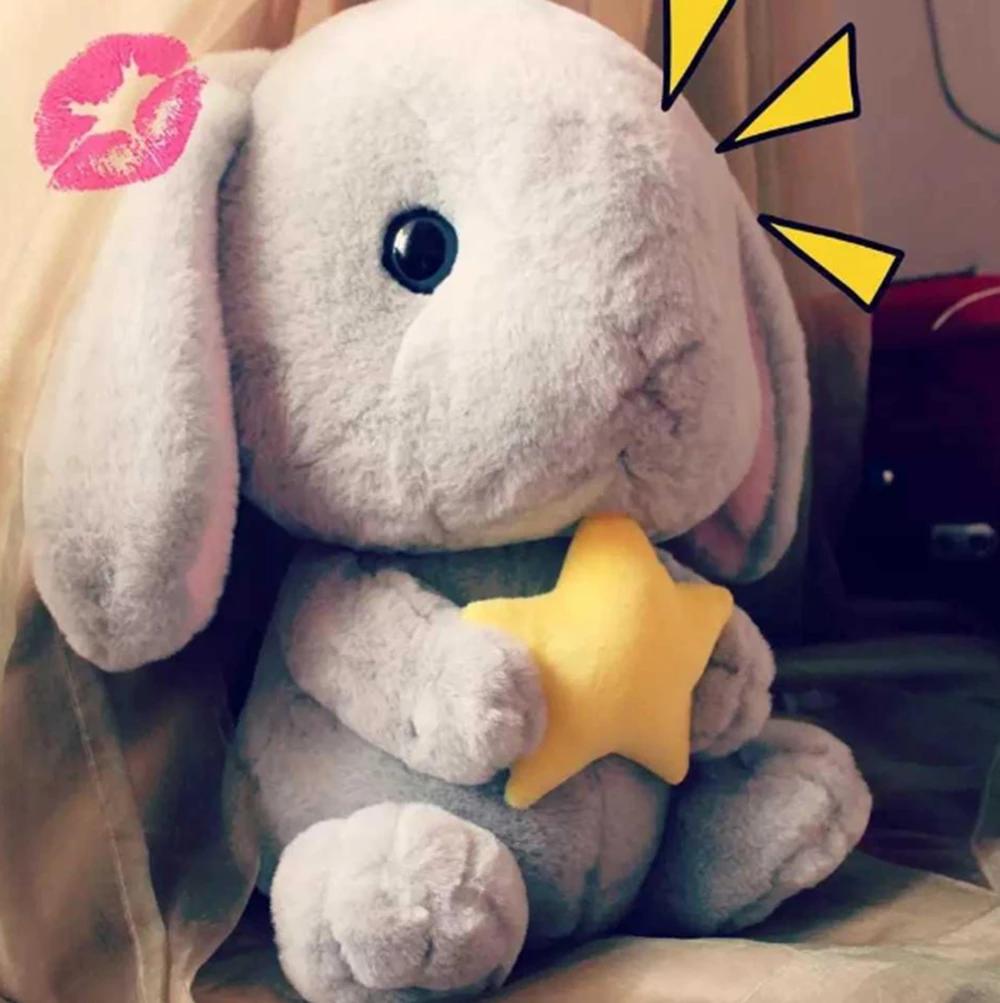 22CM Long Ear Rabbit Plush Toy Cute Radish Pillow Sitting Posture Bunny Doll Festive Gifts For Children Christmas Gift
