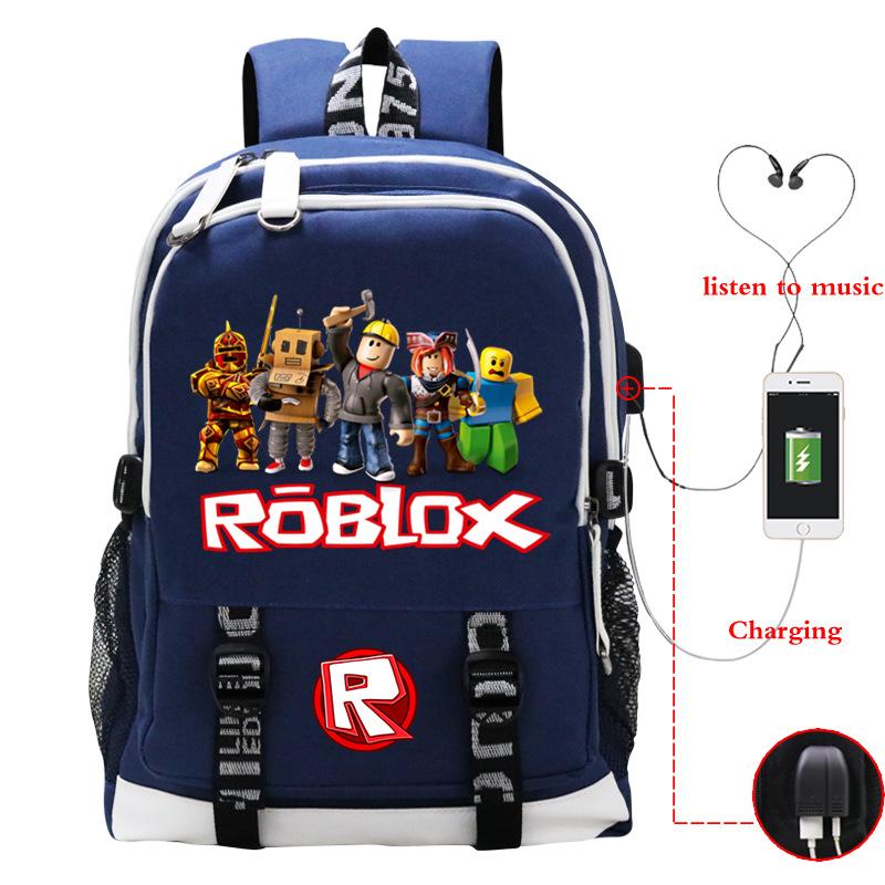 Cartoon Game Merchandise Printing Computer Bag Outdoor Leisure With Usb Interface Backpack
