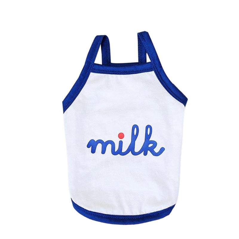 

Dogs Vest Pet Walking Suspender Vest Pet Cats Dogs Letter Print Decors Costume Cats Vest Dogs Clothes for Small Dogs S