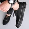 Men'S Shoes Sports And Leisure Hollow Breathable Mesh Shoes Men'S Leather One-Pedal Soft-Soled Hole Sandals