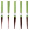 Happy Set of Made In PID3954 J-kitchens Chopsticks, 5, Material Wood, Chopsticks, Japan,