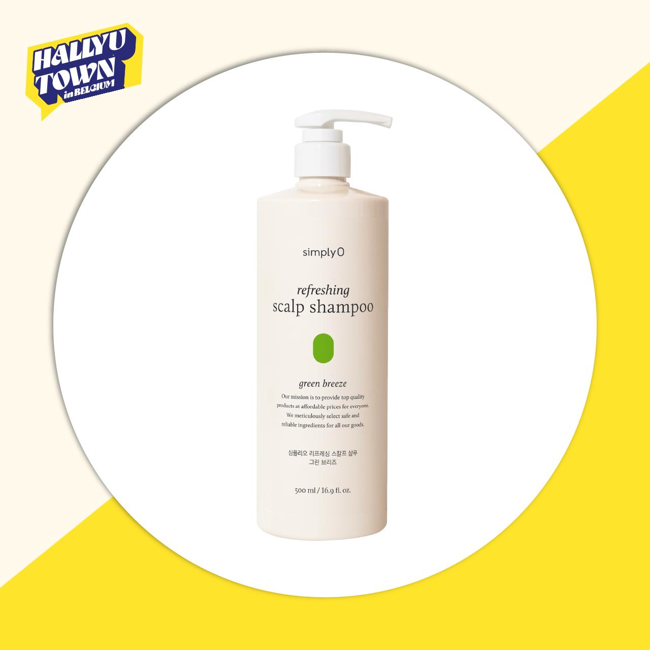 

[simplyO] Освежающий шампунь для кожи головы (зеленый ветерок) 500мл