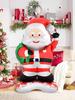 1pc Standing Santa Claus Foil Balloon, Christmas Decoration, Christmas Theme Party, Theme Holiday Party, New Year Party Family