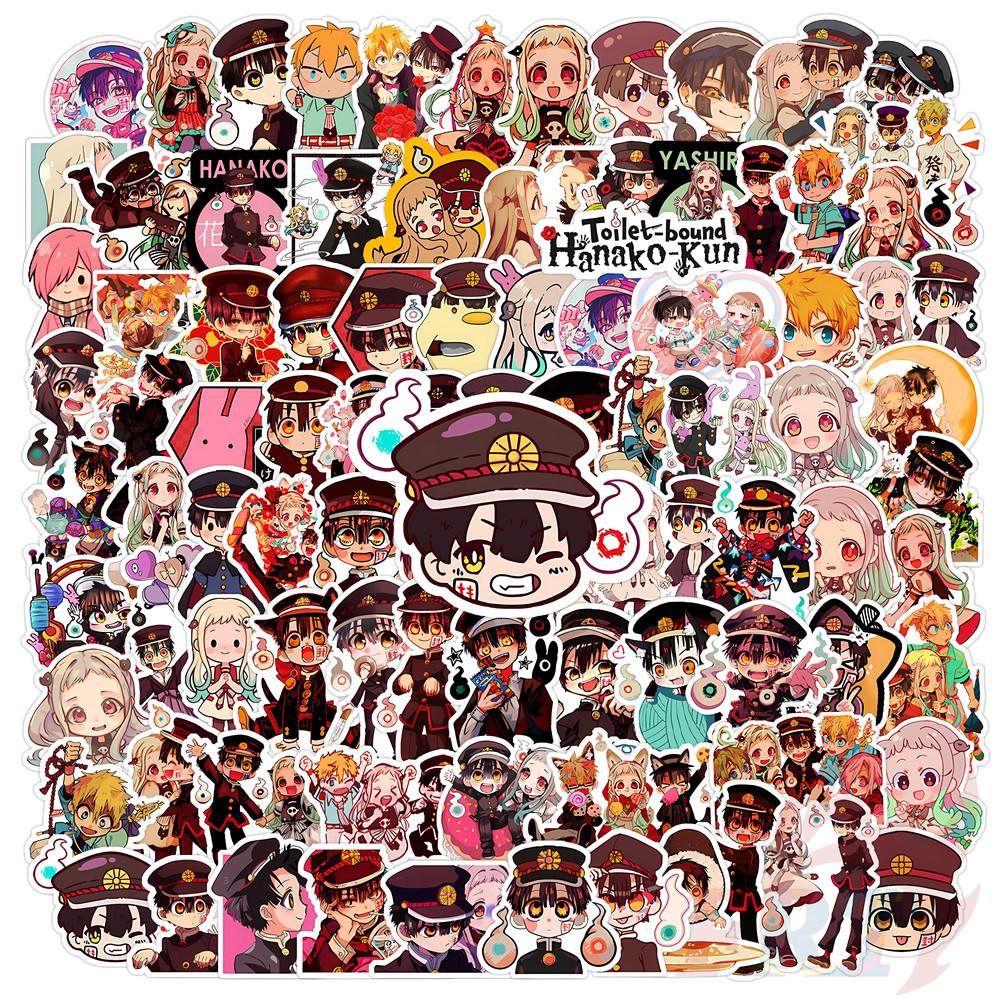 135Pcs/Set Toilet-bound Hanako-kun Q-1 Mini Diary Manual Stickers DIY Scrapbooks Album Decor Decals Stickers