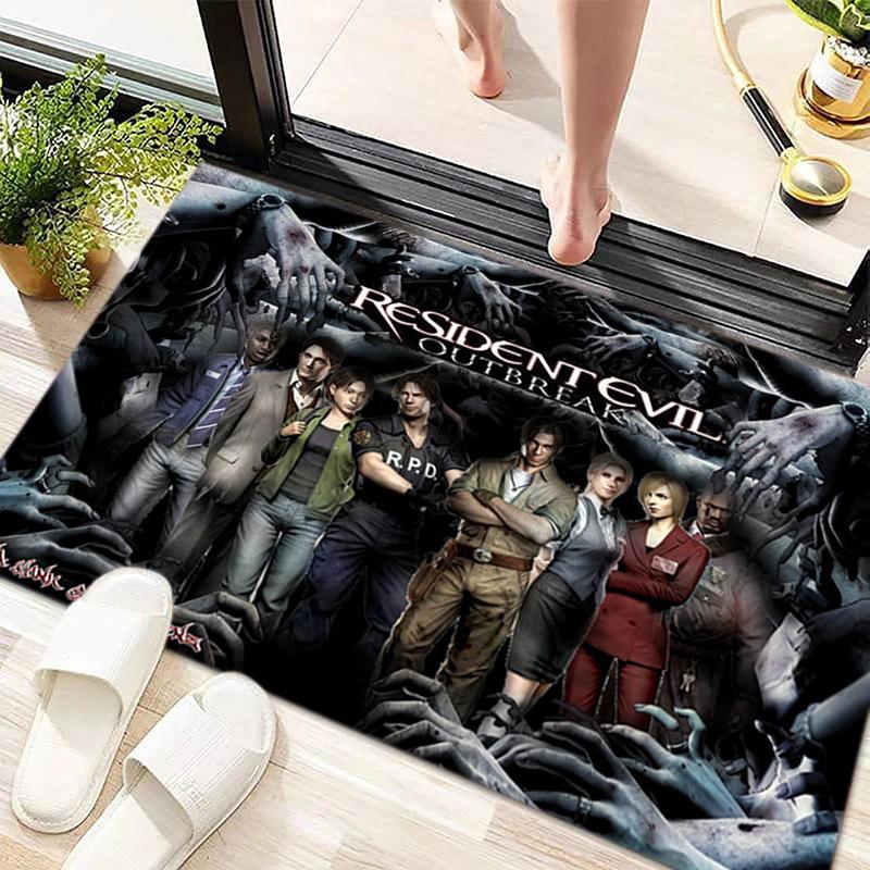 Sci-Fi game Resident Evil, Umbrella Corporation, soft carpet, home living room, office chair pad, door mat, door mat carpet U6