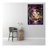 2 Pieces Diamond Art Kit 5D Diamond Painting Moon Handmade Painting Craft Kit Full Paste Type DIY Beginner Adult Children 30x40cm