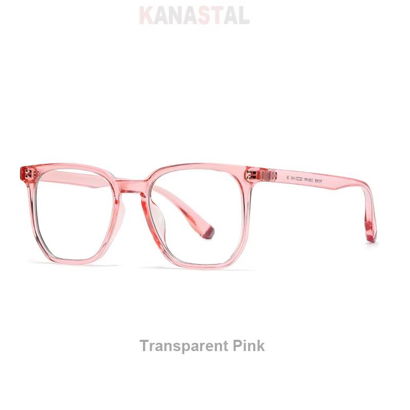 

Мужская оправа для очков TR90 с блокировкой синего света, линзы против усталости, компьютерные очки, женские очки по рецепту для близорукости, очки для чтения прозрачный розовый