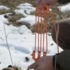 Système de palan à poulies Outil de levage Équipement de chasse Engrenages Robuste Camping extérieur Corde de transport Outils