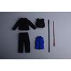 LOUGIDBVAZ 1/12 Scale Male and Female Clothing Suit Vest Ball Gown Party Wear Black D