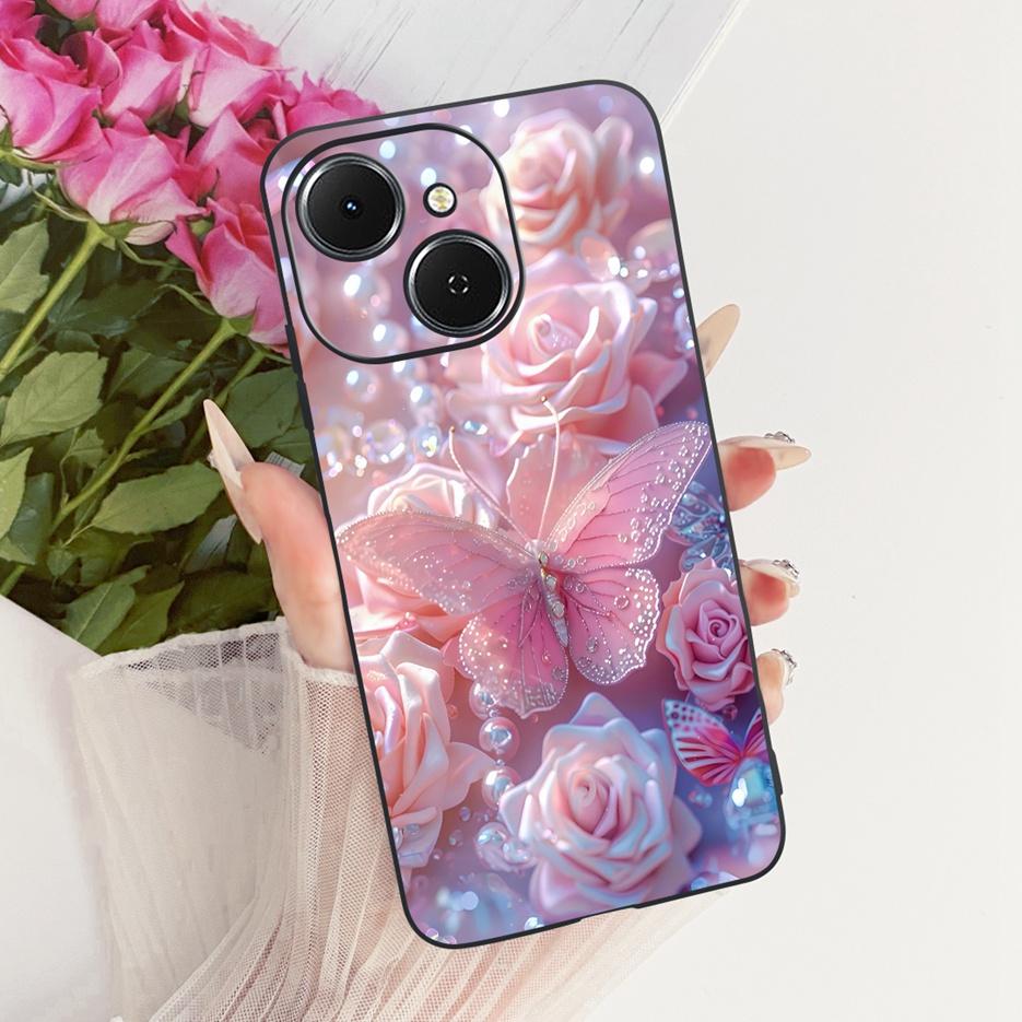 For Tecno Spark 40 Case KM5 Cute Lion Fashion Painted Cover Soft TPU Phone Cases For Tecno Spark 40C Spark40 C Back Cover Fundas