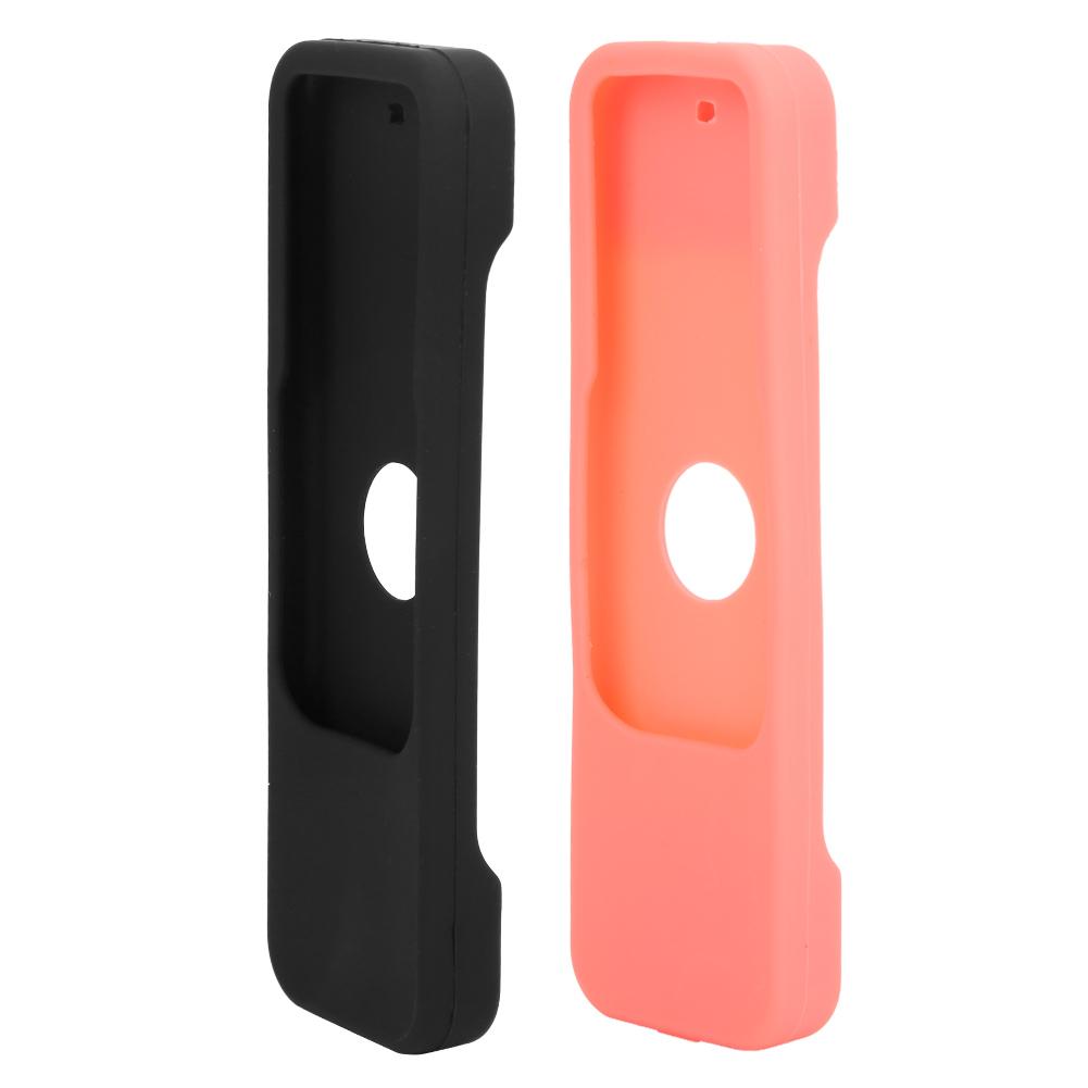 

2Pcs Non Slip Protective Silicone Cover Case Fit for TV 4K 4th 5th Generation Remote Controller(Black Red )