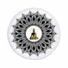 Telo Mare Rotondo Bohemien Microfibra Assorbente Sport Spiaggia Mare Tappetino Yoga Con Frange Grande Asciugamano da Bagno Teli da Stendere 150 cm