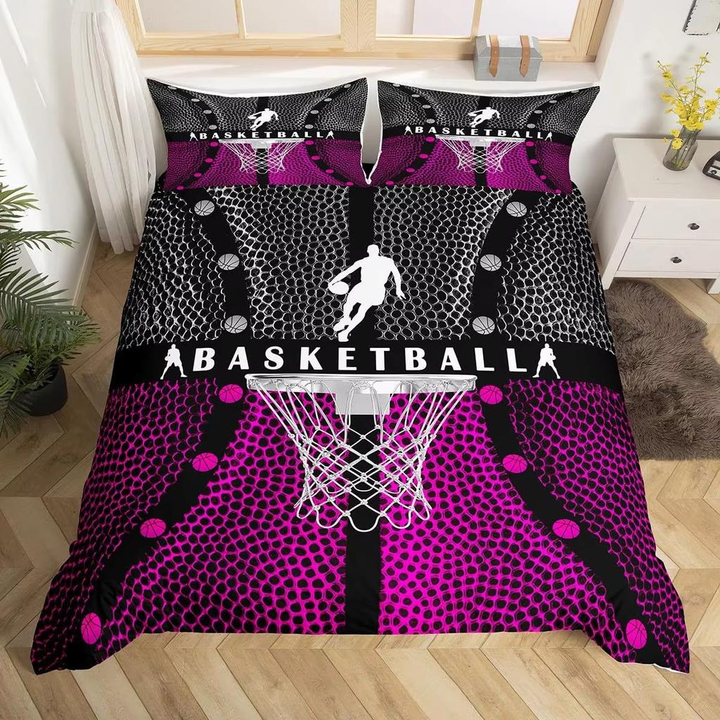 Basketball Down Comforter Set Bedding Set 3-piece Duvet Cover Set