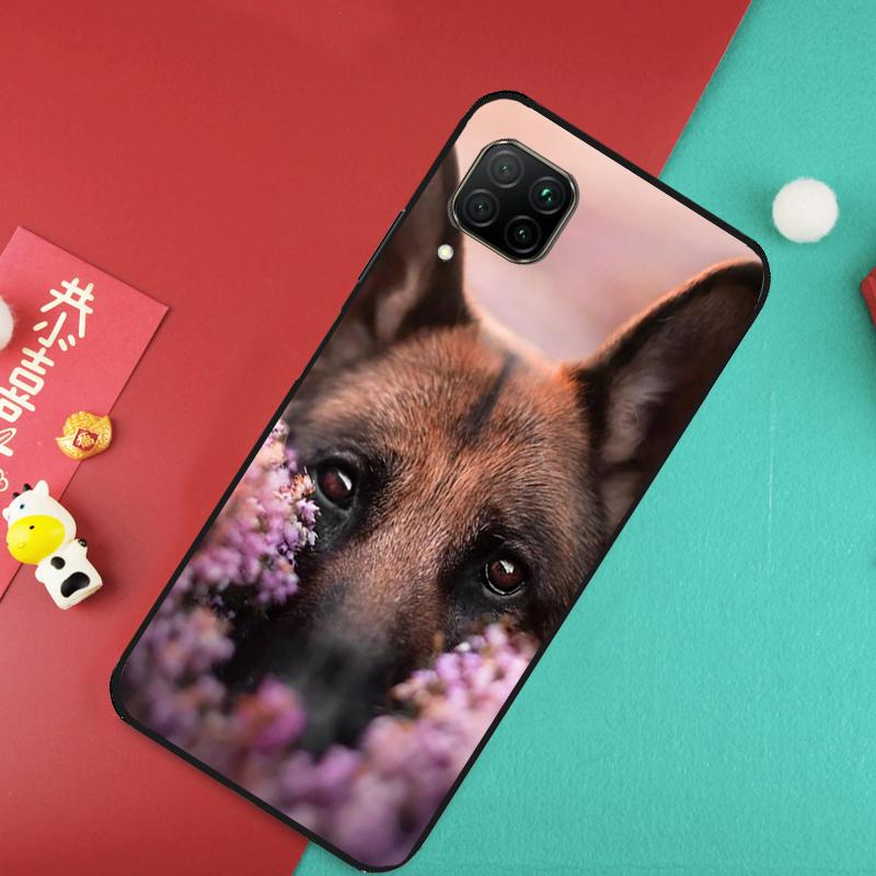 German Shepherd Dog For Huawei Nova 12S 9 10 SE 7i 8i 11i 12i Y60 Y61 Y70 Y72 Y73 Y90 Y91 P20 P30 P40 Lite Case