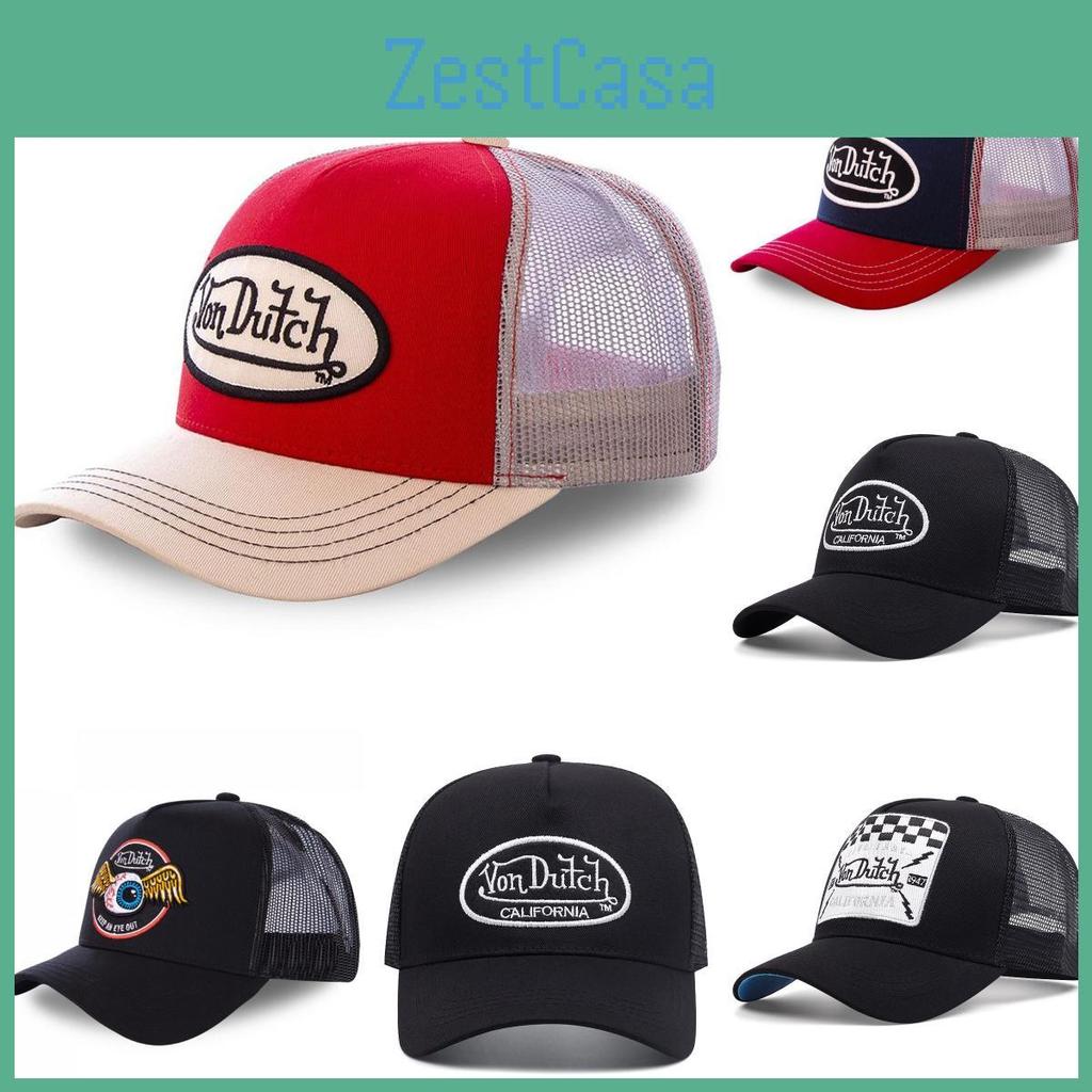 Șapcă de baseball Vondutch de vară elegantă cu bumbac respirabil și broderie colorată