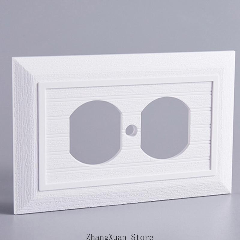 Faceplates Covers Wall Panel Light Switches Socket Cover Standard Wall Switches Receptacle Outlet Covers Easy to Use 3XUF