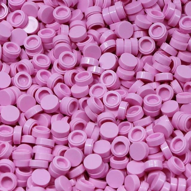 2200 Piastrelle 1x1 Per Costruzioni: Mattoncini Rotondi Lisci Multicolore 44 Colori Per Mosaici E Pixel Art