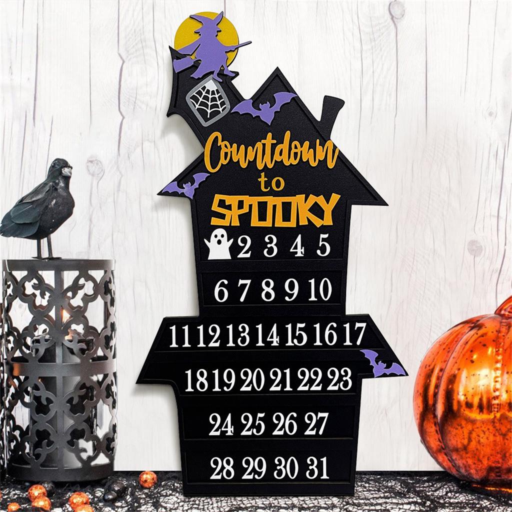 Countdown Halloween Calendar, Halloween Coffin Calendar, Mobile Block Calendar, Arrival Calendar, Halloween Decoration