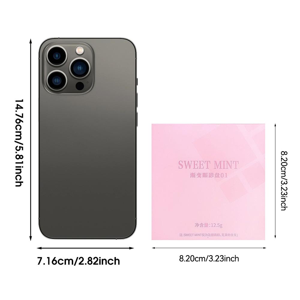 Gradient eyeshadow palette, atmosphere, eyeshadow, high-gloss, repairing blush, all-in-one multi-function integrated palette