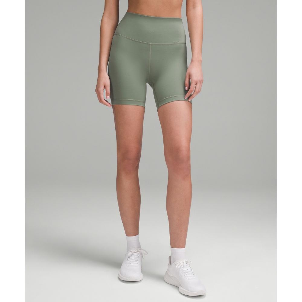 

Lululemon Wunder Train High Rise Short 6 Grey Eucalyptus 2/6