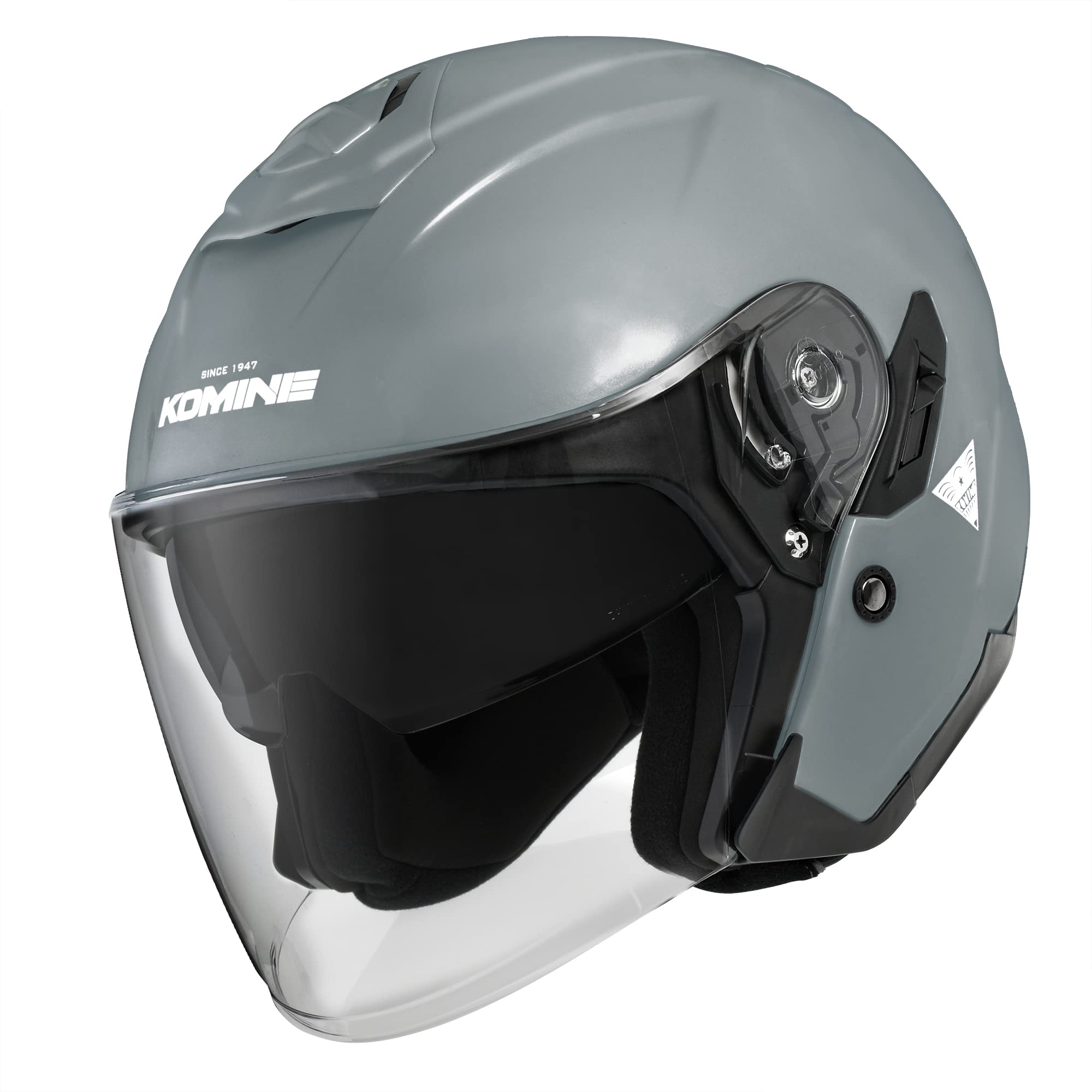 

KOMINE FL Composite FRP Jet Helmet for Basalt M HK-172 Motorcycles, Grey,