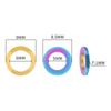 Titanium Zinc Zinc Alloy Bike Bolts Gasket Anodizing Process Bicycle Spacer Pads  Disc Brake