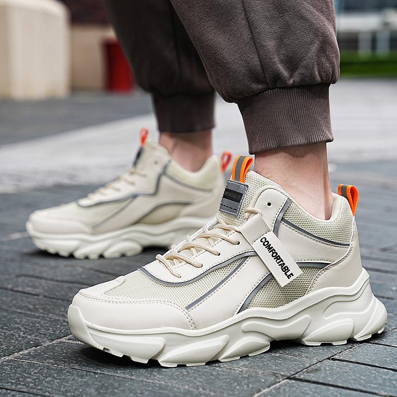 High Top Men Sports Running Shoes Outdoor Walking Soft Casual Sneakers Designer Mesh Sneaker Men's Tennis Masculina