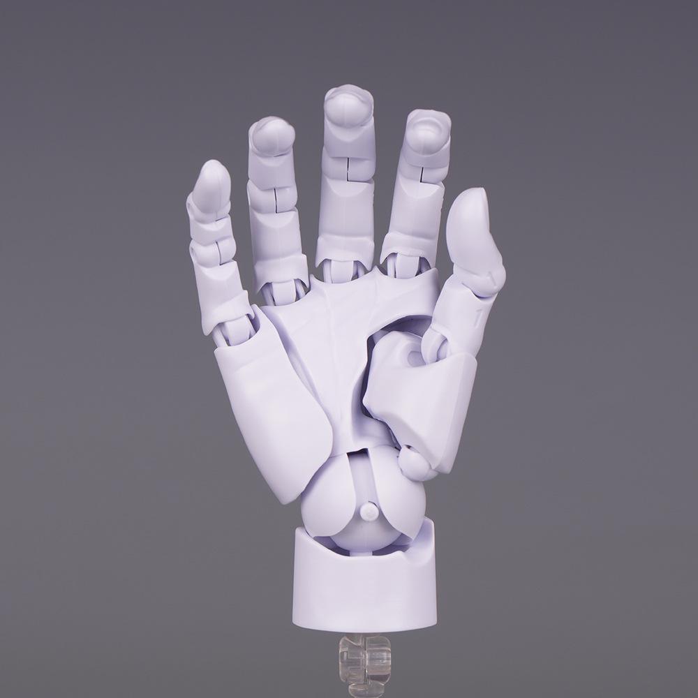 Mini 1/2 Scale Gashapon Palm Model: Super Movable Finger Joints - Left & Right Hands for Drawing & Sketching