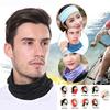 Bandană Culoare Solidă pentru Călărie în Aer Liber Unisex Tub pentru Cap Față Gât Fular Tubular Rezistent la Praf Bandană Sport pentru Bărbați Femei Ciclism Drumeție