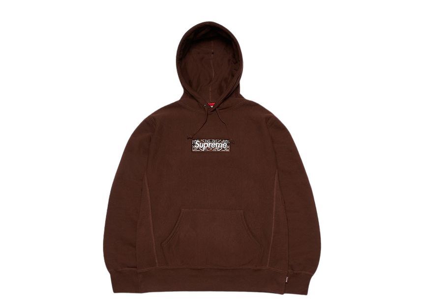 Supreme Bandana Box Logo Hooded Sweatshirt