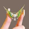 Fashion Exquisite Enamel Angel Wing Brooches For Women Clothing Coat Jewelry Accessries Gift