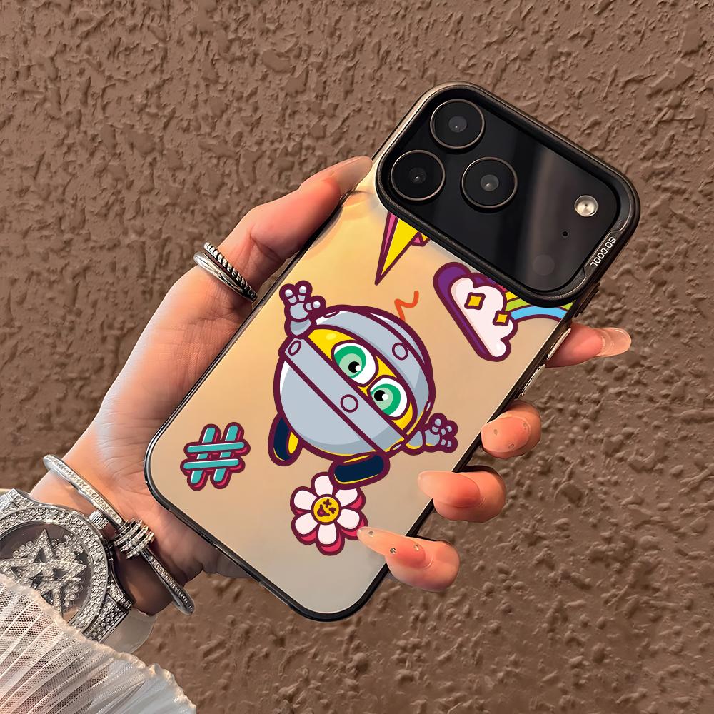 Cute G-Gogoriki K-Kikoriki Phone Case For iPhone 17 16 15 14 13 12 11 Pro Max Air Matte Laser Aurora Shockproof Funda