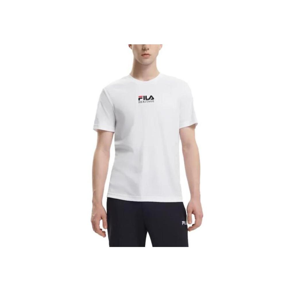 New FILA T Shirts Men's White F11M318107F-WT