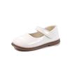 Chaussures Mary Jane Décontractées pour Enfants en Cuir Verni à Scratch Semelle Souple Antidérapante