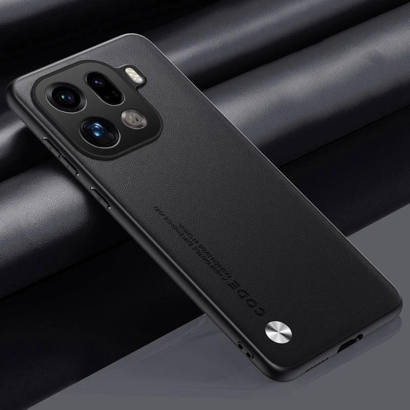 

EUCAGR PU Leather Case For OPPO Find X9S Pro Find X9 Ultra Back Cover Shockproof Full Protection Phone Case For OPPO FindX9 Pro OPPO Find X9 чорний