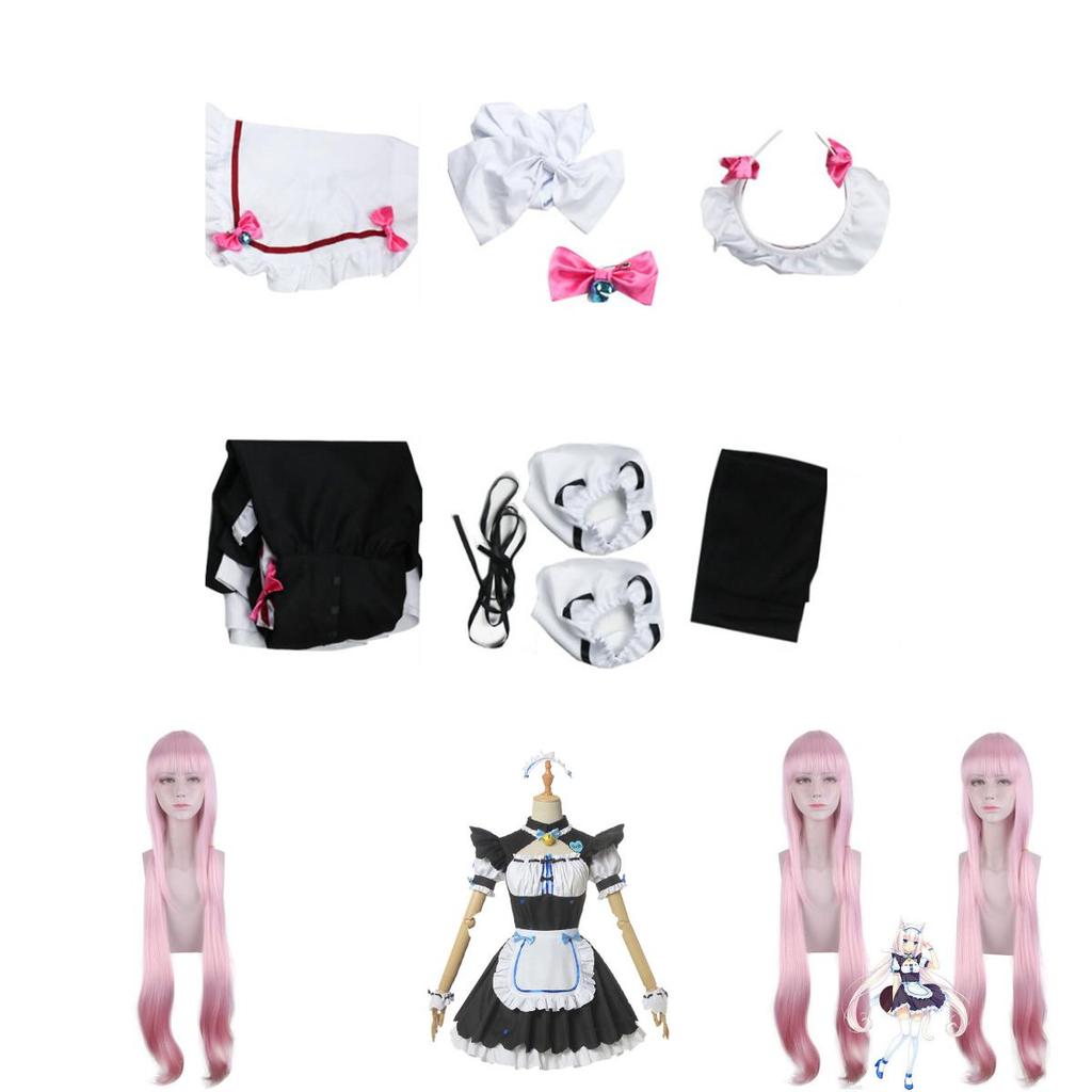 Japanese Anime Nekopara Chocola Vanilla Cosplay Costume Perfect Stitches Breathable Design