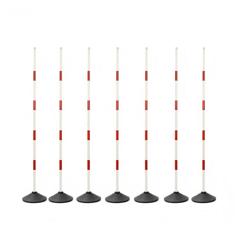 

Red and White Agility Training Pole Set
