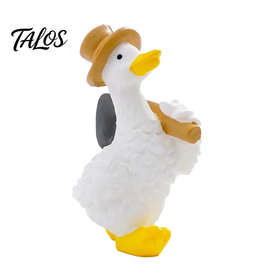 Small Landscaping Accessories Mini Garden Duck Figurine, Cute Farm Dolls, Desktop Animal Figurines for Car Dashboard Figurines, Micro Landscape