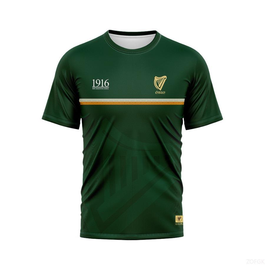 Nové Módní Ležérní Volné Kulatý Výstřih Pohodlné 1916 Dres Sportovní Edice Krátký Rukáv 3D Tištěné Tričko