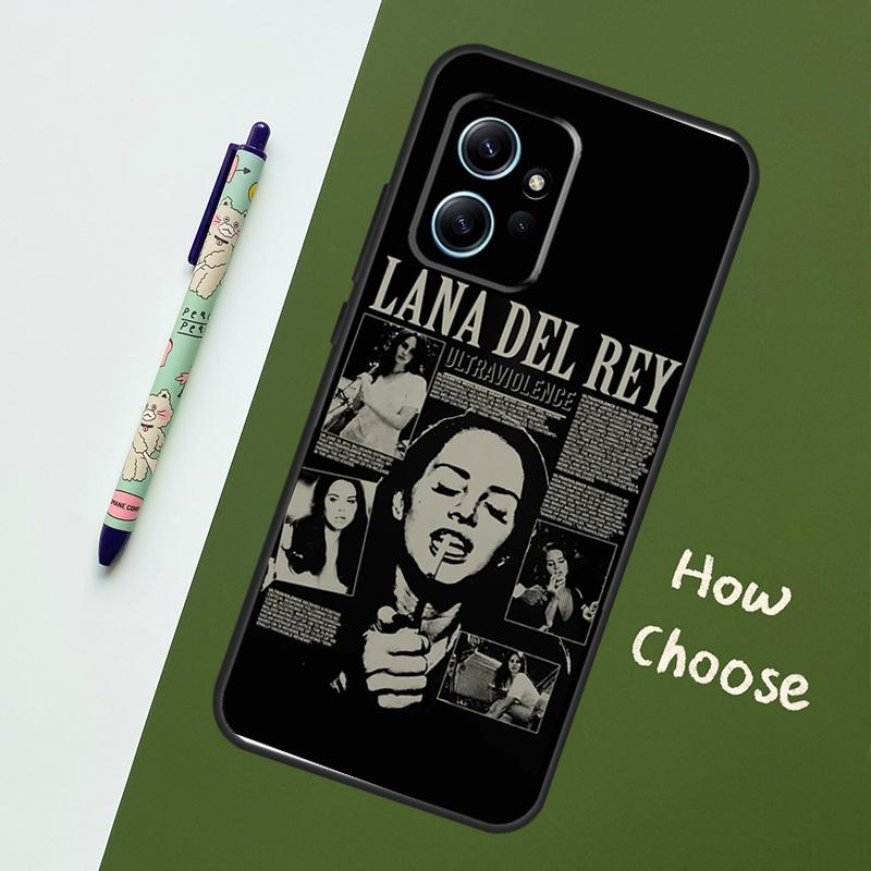 Lana Del Rey Case For Xiaomi Redmi Note 9 10 11 12 Pro Note 12S 9S 10S 11S Cover For Redmi 12 9C 10C 12C