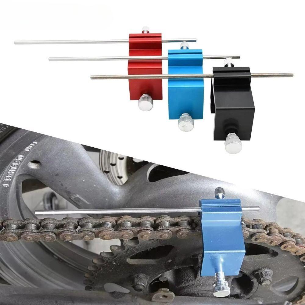 Heavy Duty Motorcycle Chain Alignment Tool Motorbike Chain Adjusting Tool Motor Scooter