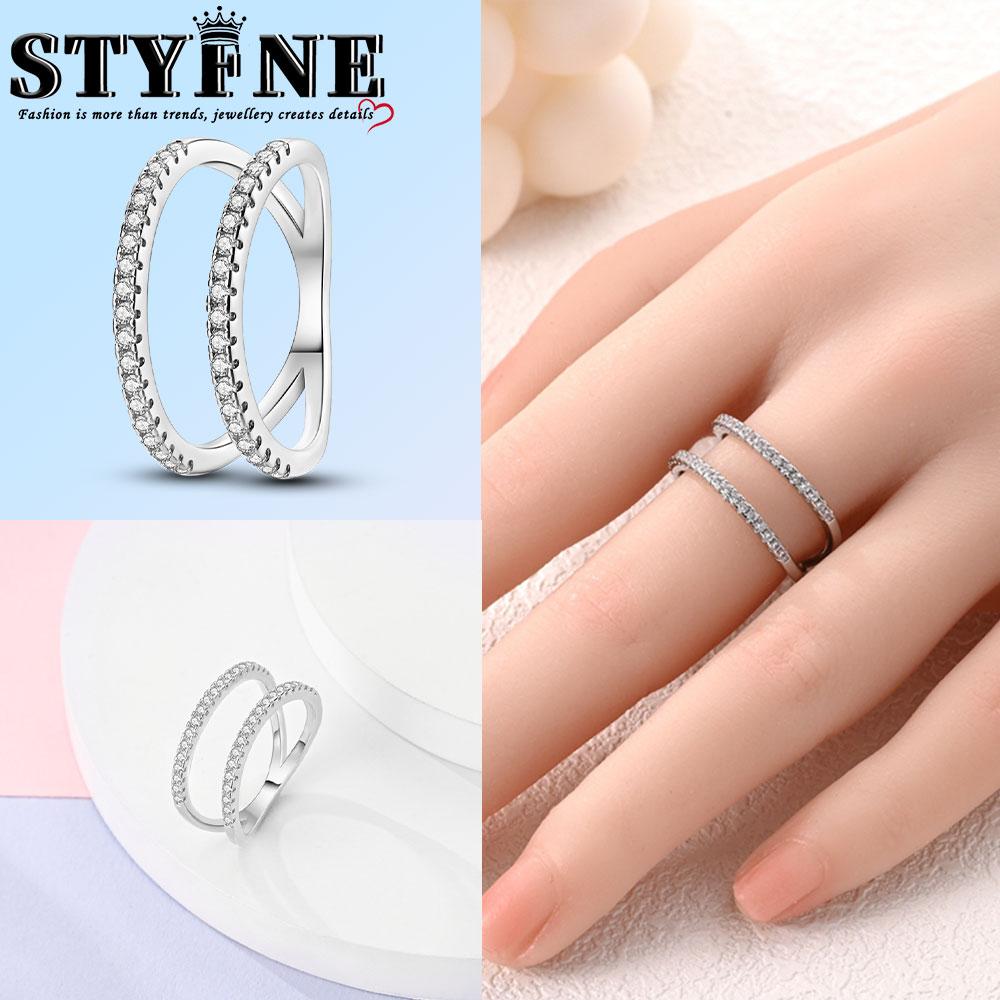 Valentine Day Engagement Ring copper Heart, Red, Pink, White, Blue Ring for Women Holiday Jewellery Gift High Quality