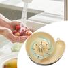 Fruit Washer Bowl Fruit Veggie Washer Strainer Bowl Multi-Purpose Colander Kitchen Drain Basket for Grape Raspberry Cherry