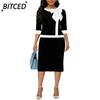 Fashion Summer Spring Short Sleeve O-Neck Solid Color Print Casual Dresses