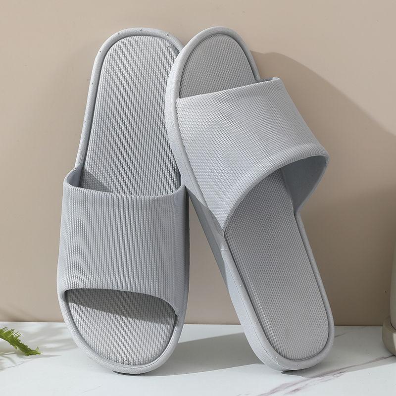 Summer Couple Wearing Slippers On The Beach Men's Beach Bathroom Anti Slip Outdoor One Line Mop