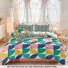 Geometric Pattern Duvet Cover 3-Piece Bedding Set