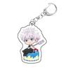 Anime Acrylic Key Buckle for Jjk Kinji Hakari Fumihiko Takaba Nobara Kugisaki Choso Q Version Backpack Pendant Peripheral Gift